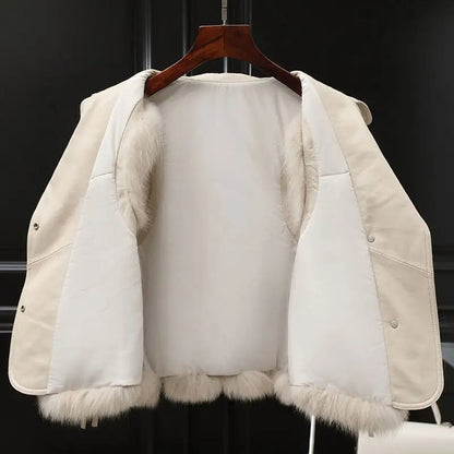 Celvra | Women’s Luxurious Faux Fur Vest