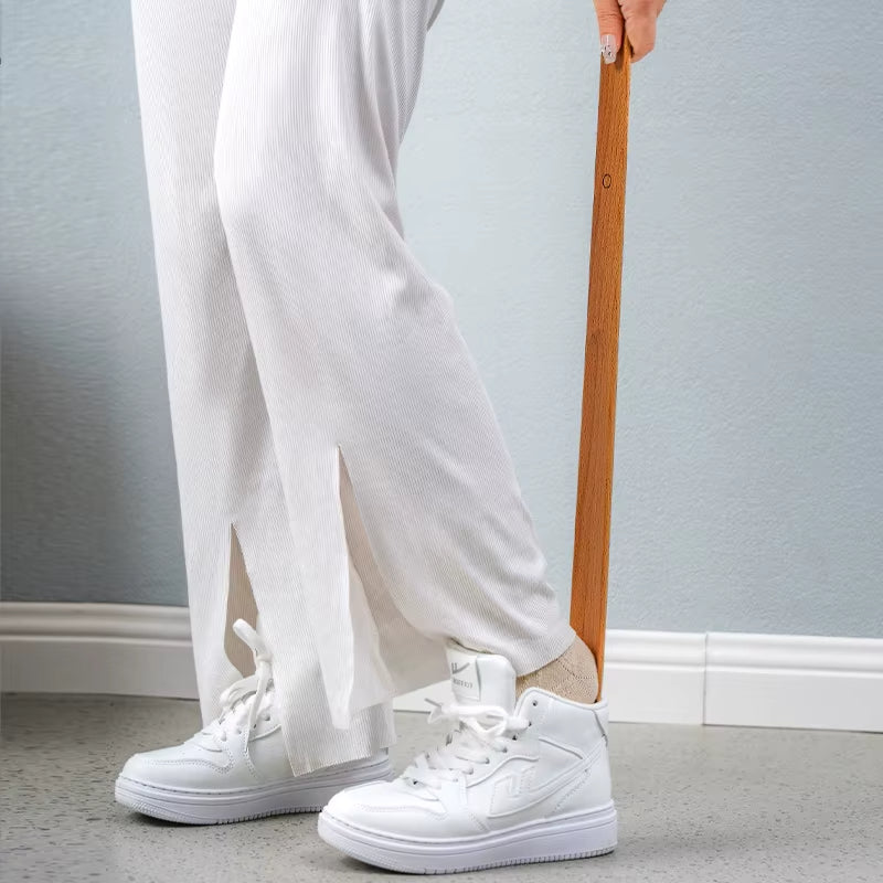 Orren | Handcrafted Beech Wood Long Shoehorn