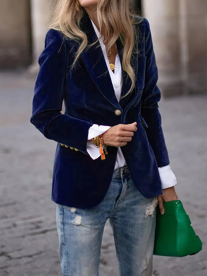 Mariana | Women’s Velvet Blazer