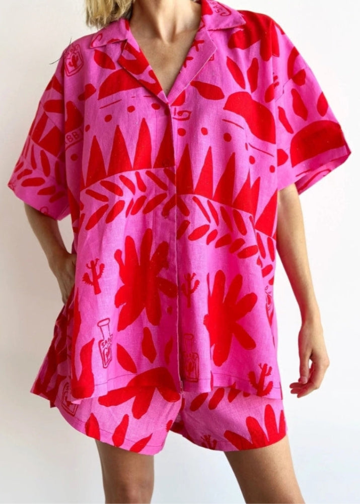 Elaina | Women’s Printed Two-Piece Summer Set