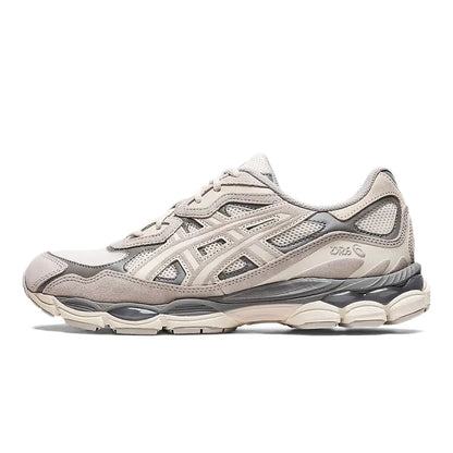 ASICS GEL-NYC Oyster Grey Trainers – Cushioned Retro Sneakers for Men & Women