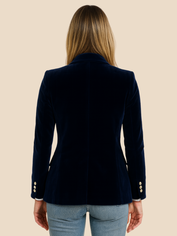 Emerald Grace | Women’s Velvet Blazer