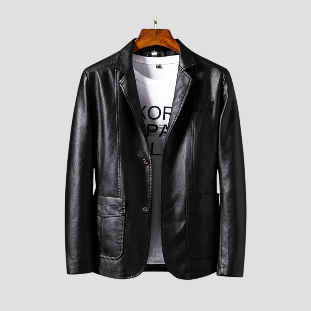 The Marclen | Men’s Leather Blazer Jacket