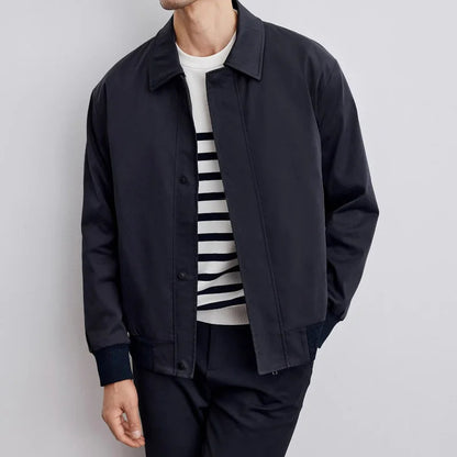 Zephran | Unisex Lightweight Pointed-Collar Jacket