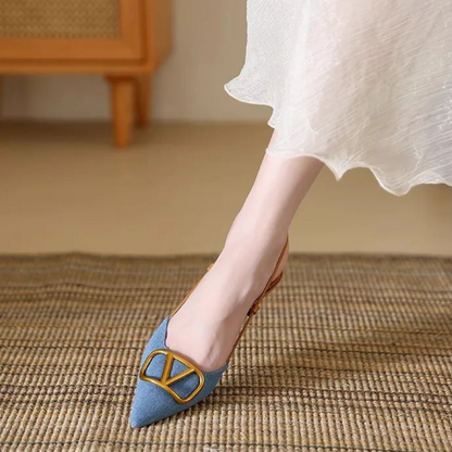 Wynsera | Women’s Pointed Slingback Heels
