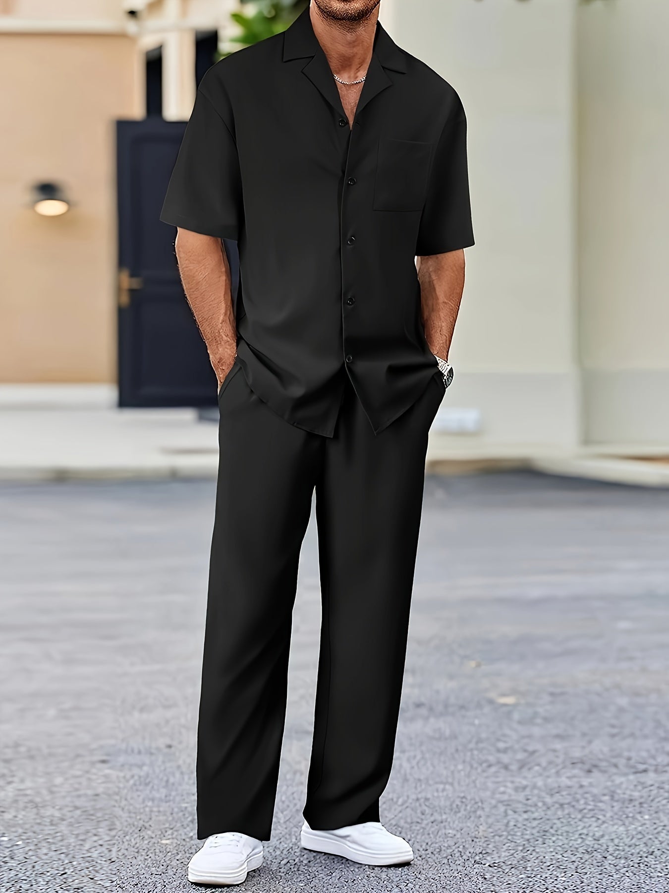 Orson | Men’s Suit-Inspired Short Sleeve Set