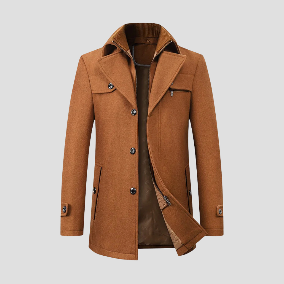 Falconridge | Men’s Mid-Length Wool Overcoat