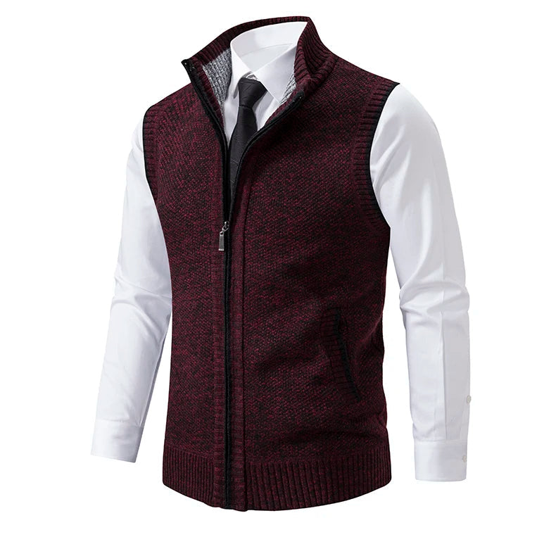 Zylen | Men’s Wool-Blend Knit Vest