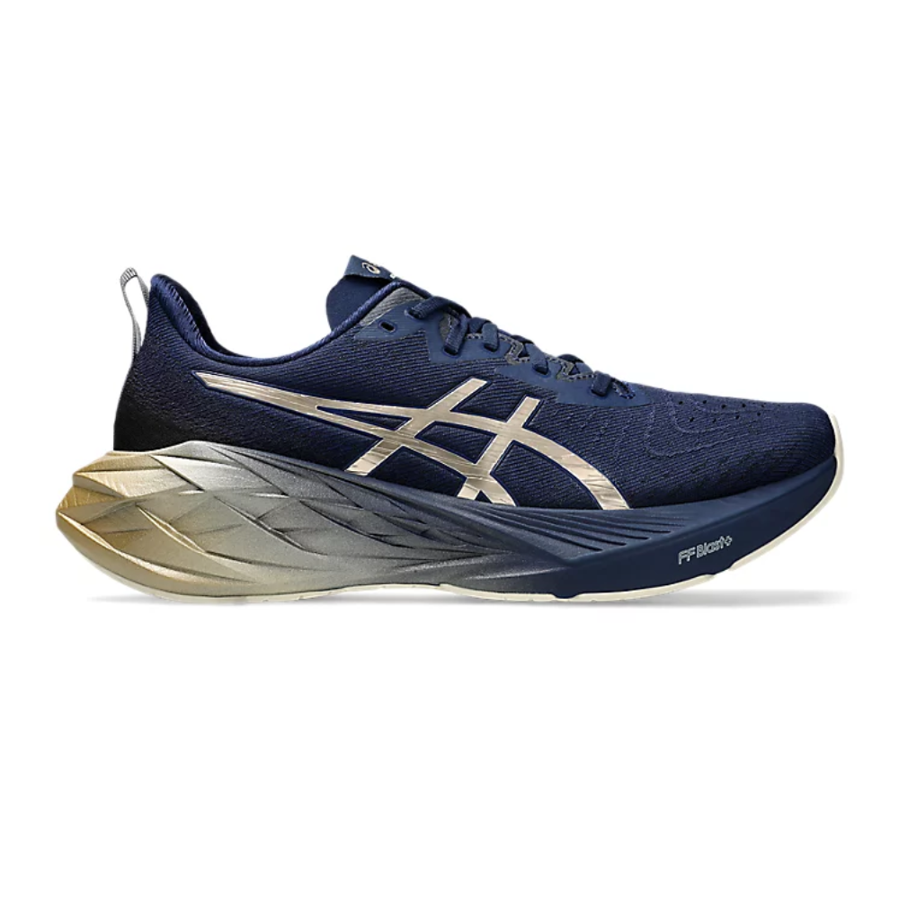 ASICS Novablast 4 Platinum Running Shoes – Lightweight Cushioned Road Trainers for Men & Women