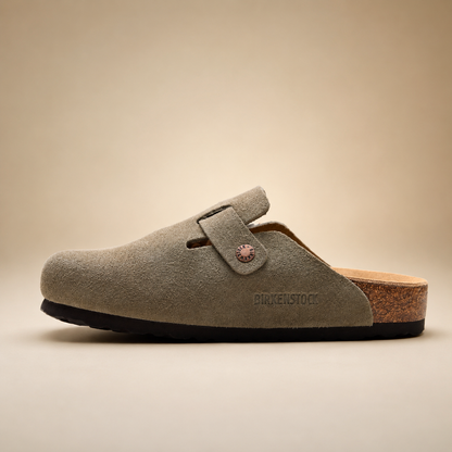 Birkenstock Boston Women’s Suede Clogs – Soft Footbed Leather Slip-On Clogs