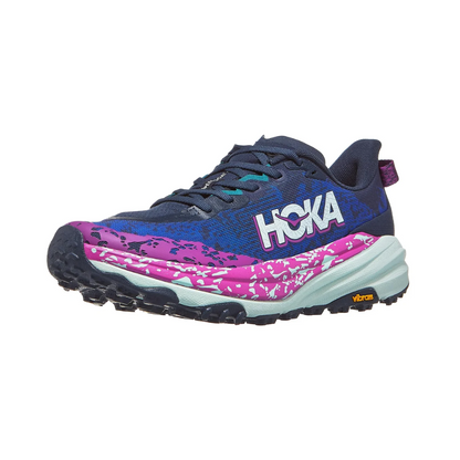 HOKA Speedgoat 6 Trail Running Shoes – Lightweight Cushioned Vibram Grip Trainers