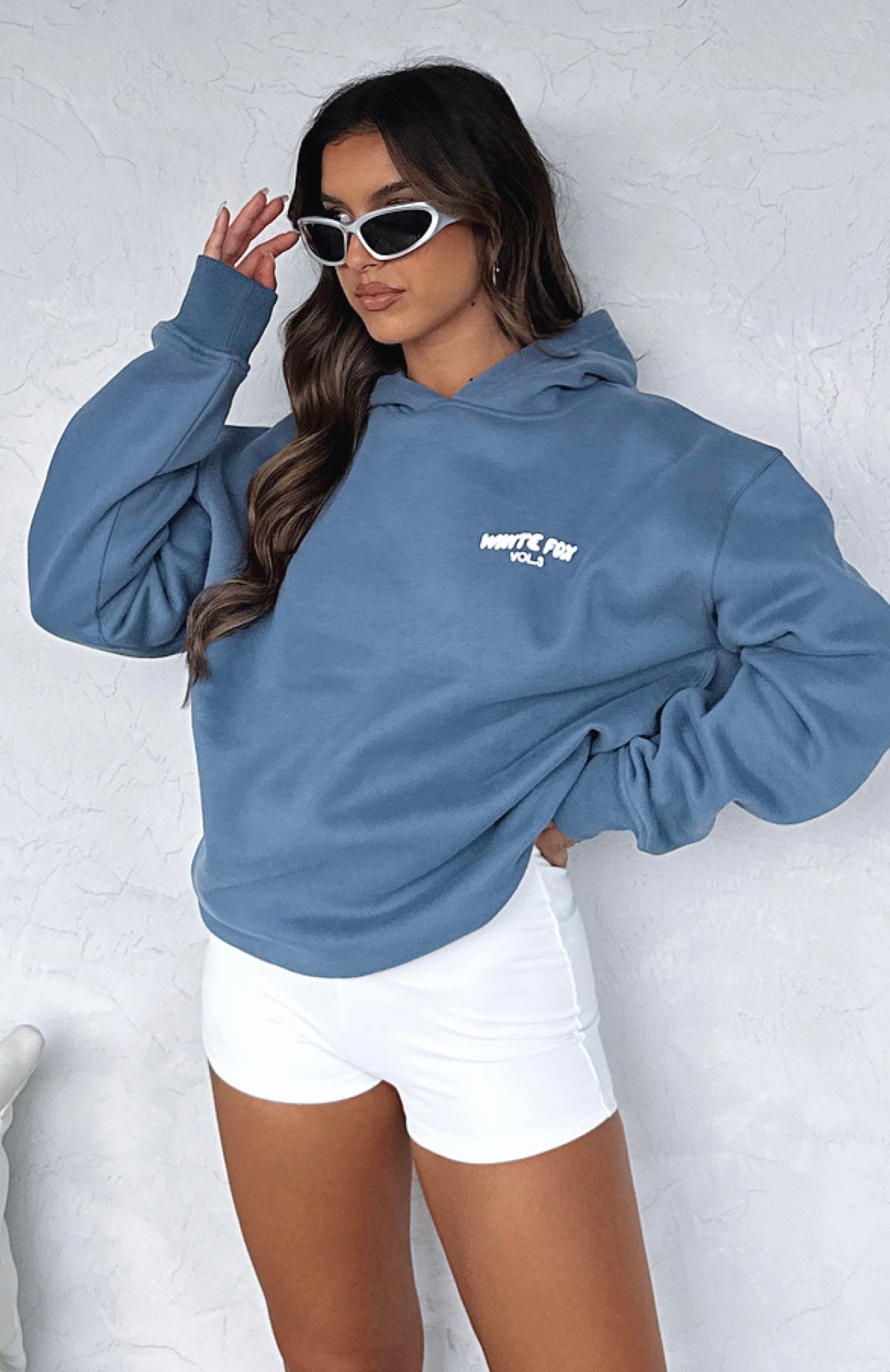 Offstage Oversized Fleece Hoodie Ocean