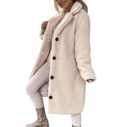 Orlise | Women’s Longline Teddy Coat