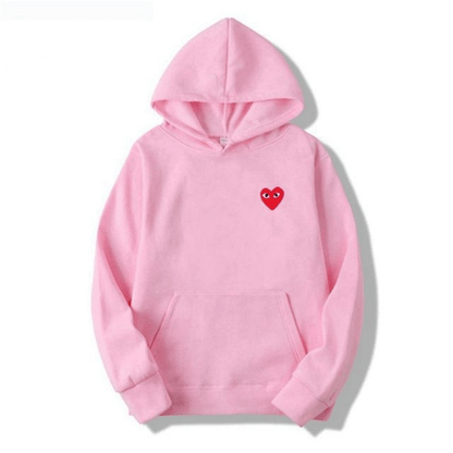 Amora | Unisex Cotton Heart-Logo Hoodie