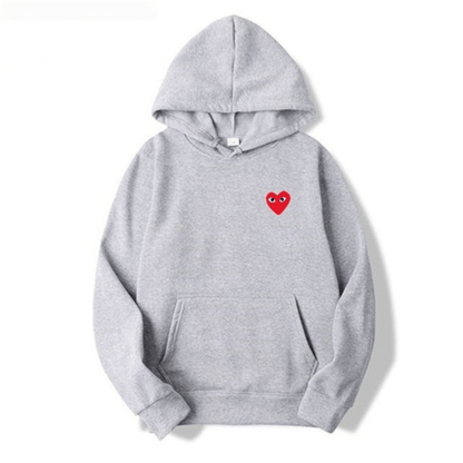 Amora | Unisex Cotton Heart-Logo Hoodie