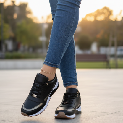Orlina | Women’s Beige Slip-On Sneakers
