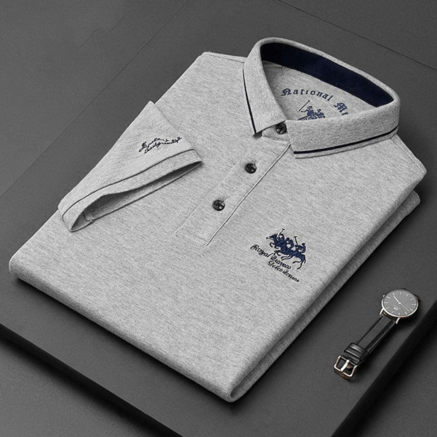 Abel | Men’s Classic Embroidered Polo Shirt
