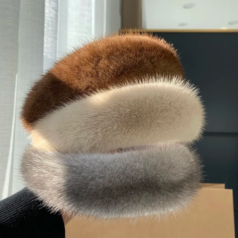 Olyssia | Women’s Luxurious Natural Fur Headband