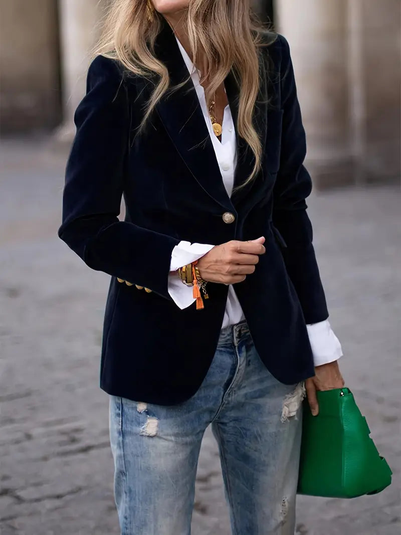 Mariana | Women’s Velvet Blazer