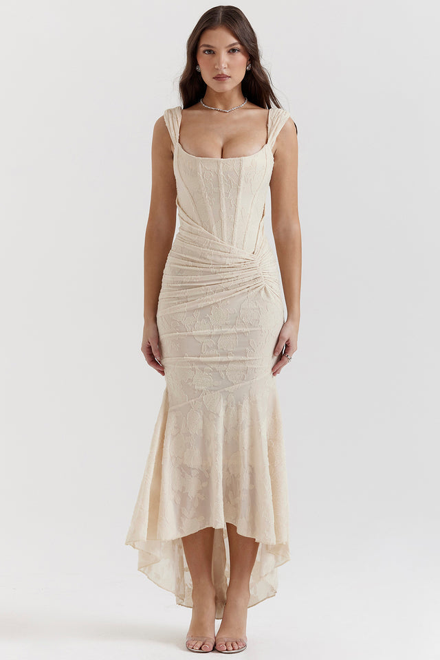 Elowen | Draped Corset Gown