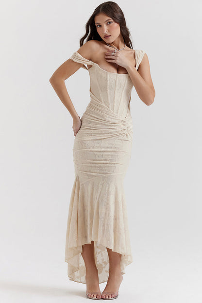 Elowen | Draped Corset Gown