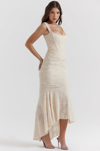 Elowen | Draped Corset Gown