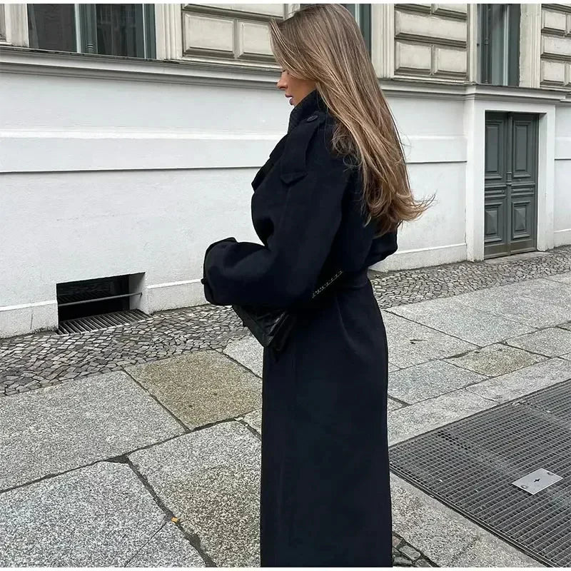 Aveline | Oversized Wool-Blend Coat