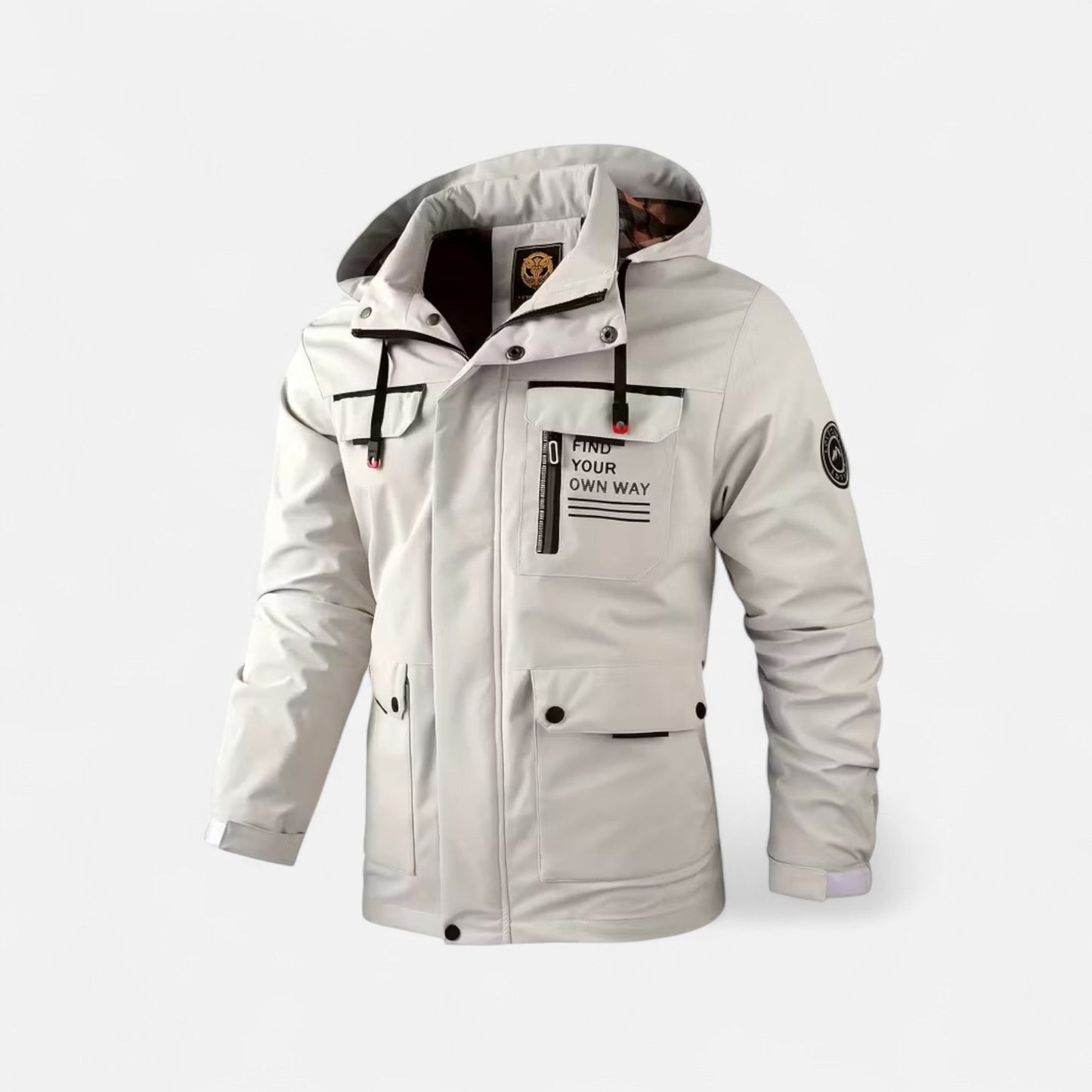 Ravexon | Men’s Hooded Windbreaker – Lightweight Outdoor Jacket