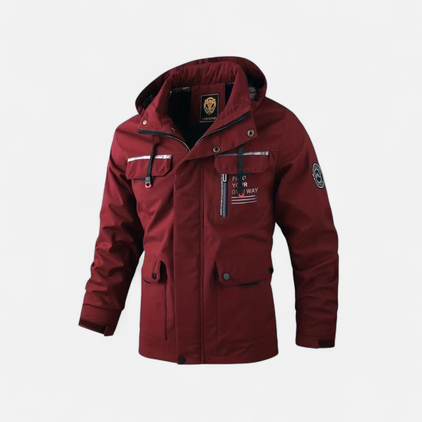 Ravexon | Men’s Hooded Windbreaker – Lightweight Outdoor Jacket