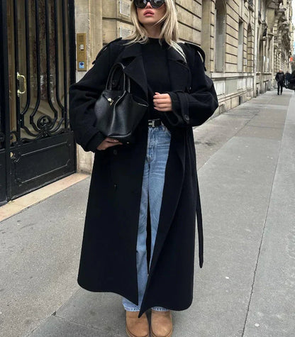 Aveline | Oversized Wool-Blend Coat