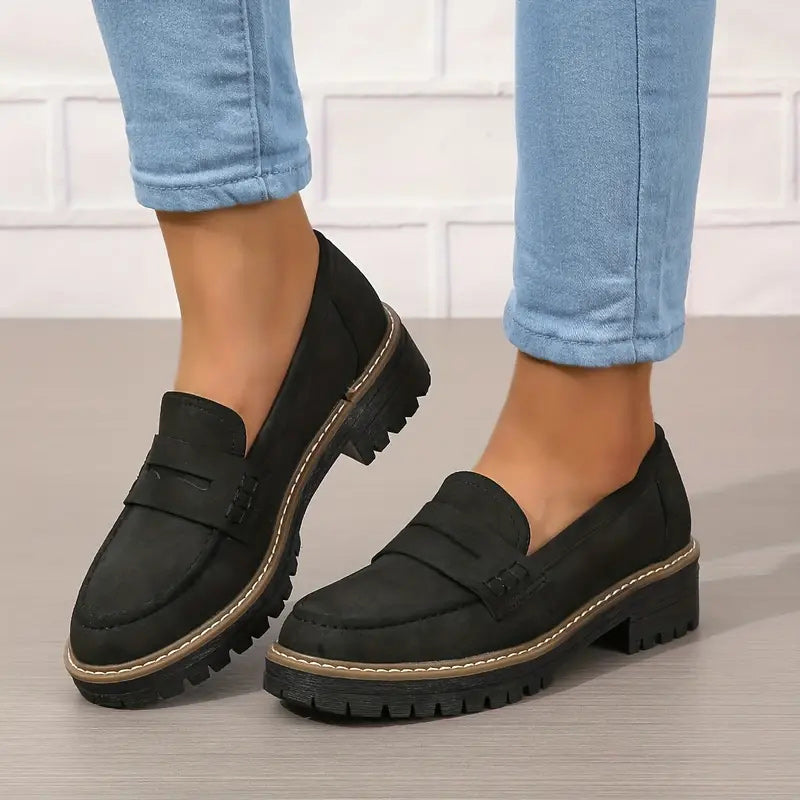 Nicole | Women’s Platform Penny Loafers