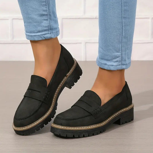 Nicole | Women’s Platform Penny Loafers