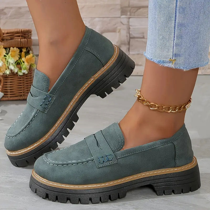 Nicole | Women’s Platform Penny Loafers